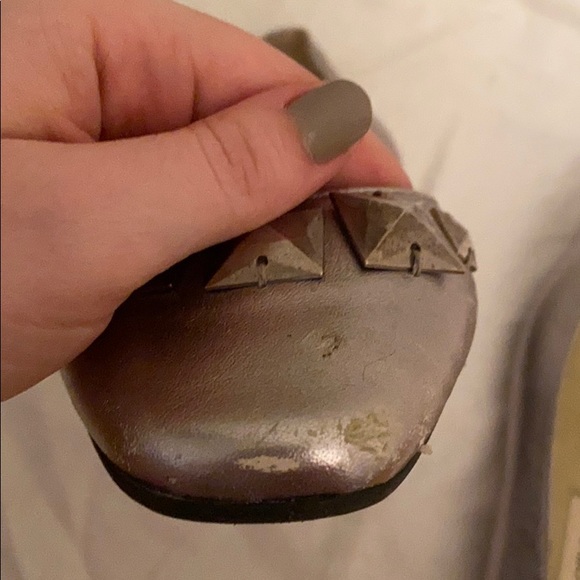 Jimmy Choo silver flats - Picture 7 of 8